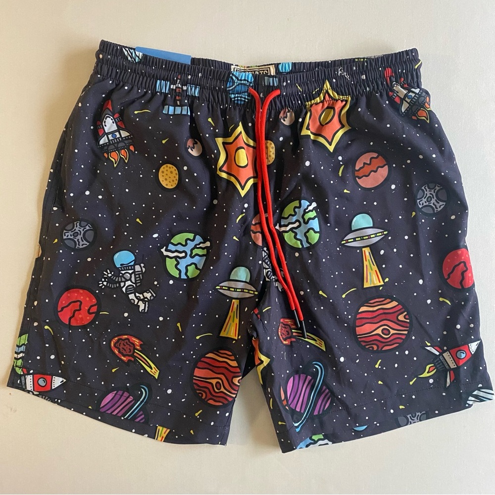 RSVLTS J. Pierce Swim Shorts Men S Spaceman Cali Surf Beach - Picture 2 of 13